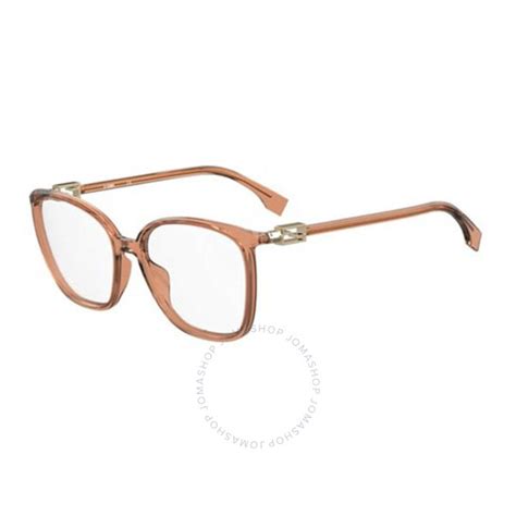 Fendi Demo Square Ladies Eyeglasses FF 0442/G 0L7Q 55/17